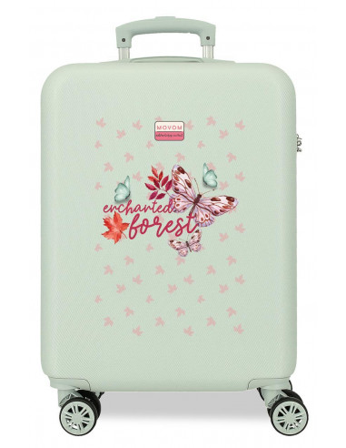 3741121 ABS SUITCASE 55CM 4W. ENCHANTED FOREST